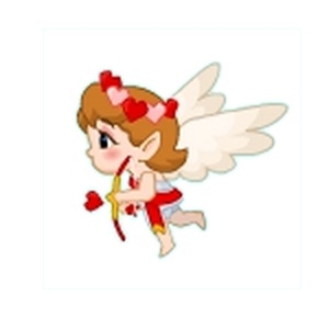 Red Heart Cupid